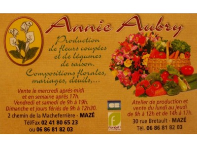 ANNIE AUBRY   Fleurs